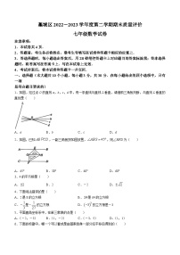 河北省石家庄市藁城区2022-2023学年七年级下学期期末数学试题（含答案）