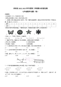 山西省临汾市洪洞县2022-2023学年七年级下学期7月期末数学试题（含答案）