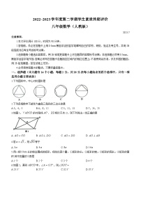 河北省唐山市路北区2022-2023学年八年级下学期7月期末数学试题（含答案）