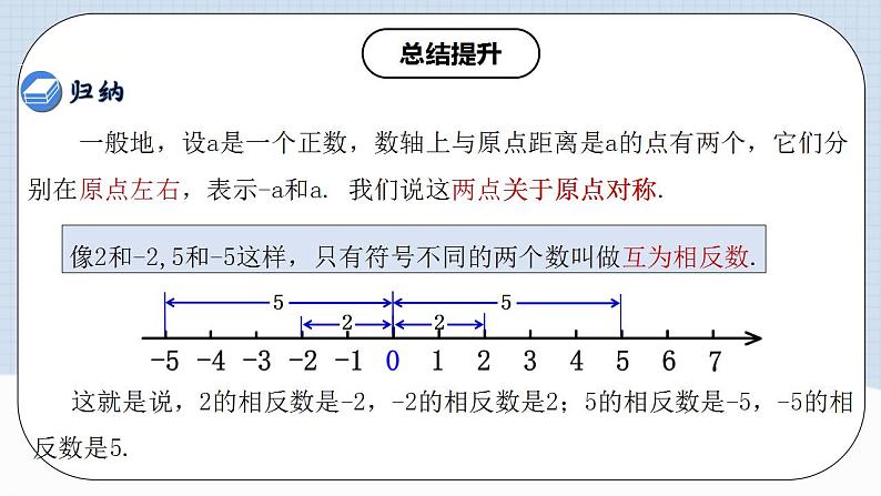 人教版初中数学七年级上册 1.2.3 相反数 课件+教案+导学案+分层练习（含教师+学生版）06