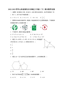 山东省青岛市市南区2022-2023学年八年级下学期数学试卷（含答案）