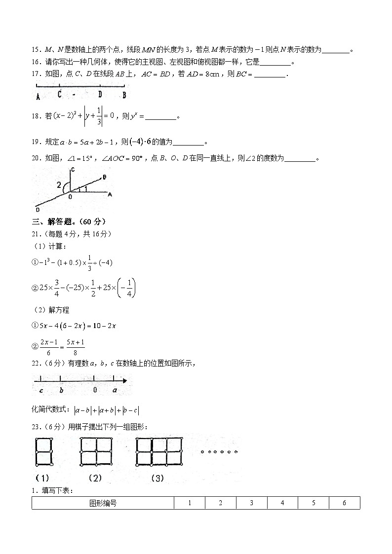 黑龙江省绥化市肇东市五校联考2022-2023学年六年级下学期7月期末数学试题（含答案）第2页