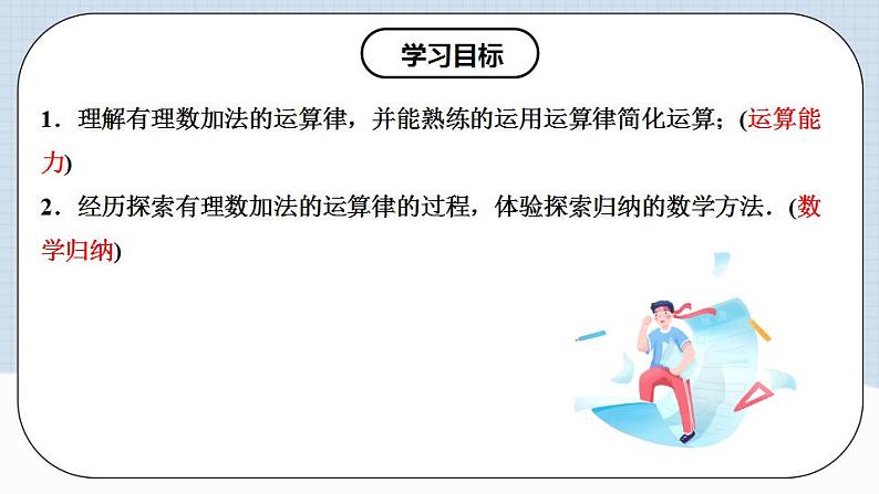 人教版初中数学七年级上册 1.3.1 有理数的加法（第二课时）课件+教案+导学案+分层练习（含教师+学生版）02