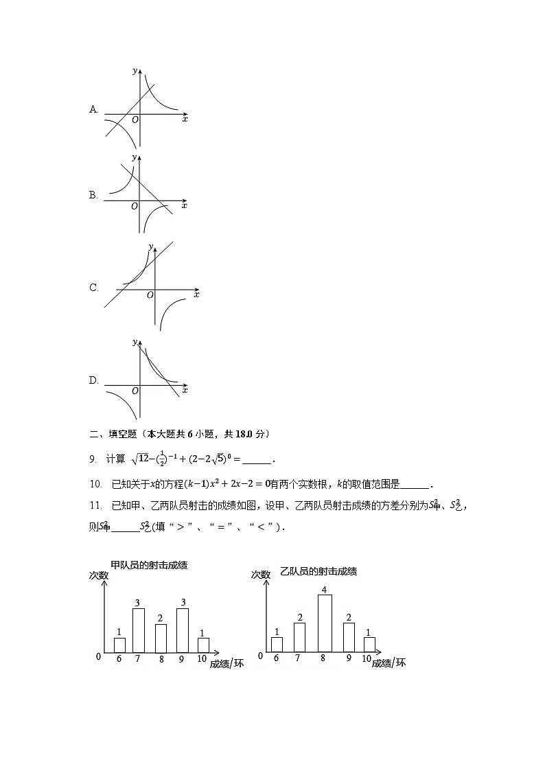 2023年山东省青岛二十六中中考数学一模试卷（含解析）03