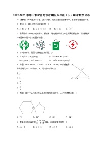 2022-2023学年山东省青岛市市南区八年级（下）期末数学试卷（含解析）