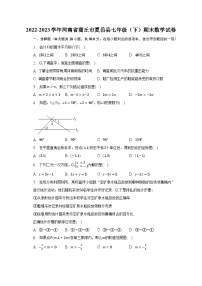 2022-2023学年河南省商丘市夏邑县七年级（下）期末数学试卷（含解析）