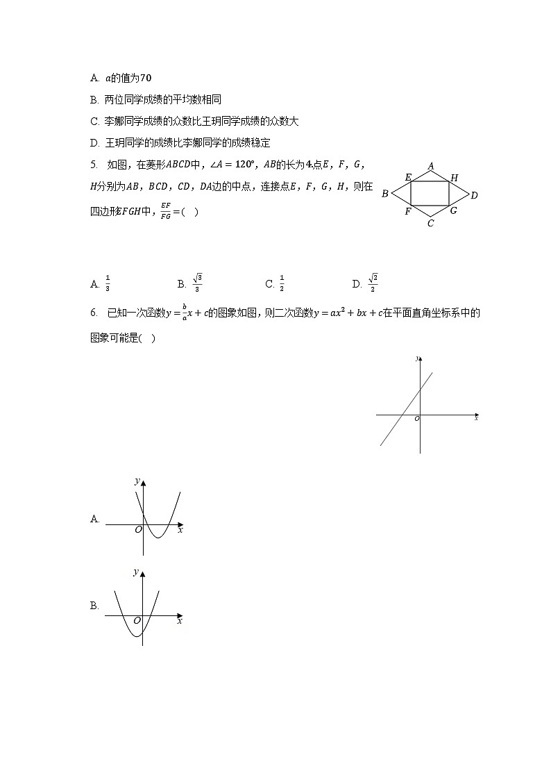 2022-2023学年江西省抚州市东乡区九年级（下）期中数学试卷（含解析）02