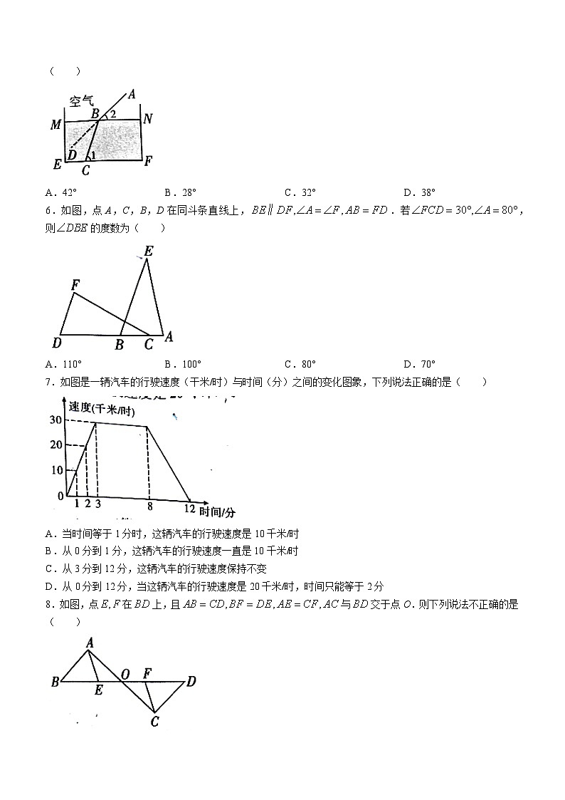 陕西省西安市高陵区2022-2023学年七年级下学期期末数学试题（含答案）第2页