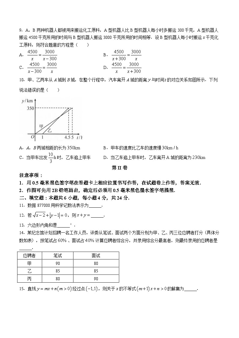 福建省福州仓山区2022-2023学年八年级下学期期末数学试题（含答案）02