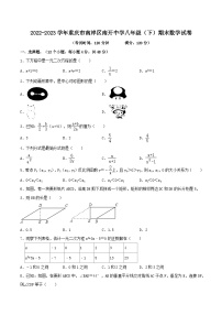 2022-2023学年重庆市南岸区南开（融侨）中学八年级（下）期末数学试卷（含解析）