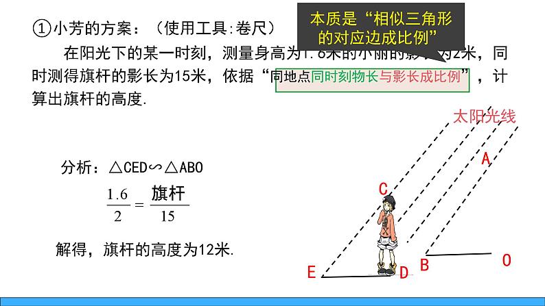 25.6.1相似三角形的应用（课件）-2023-2024学年冀教版九年级上学期数学05