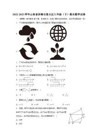 2022-2023学年山东省济南市章丘区八年级（下）期末数学试卷（含解析）