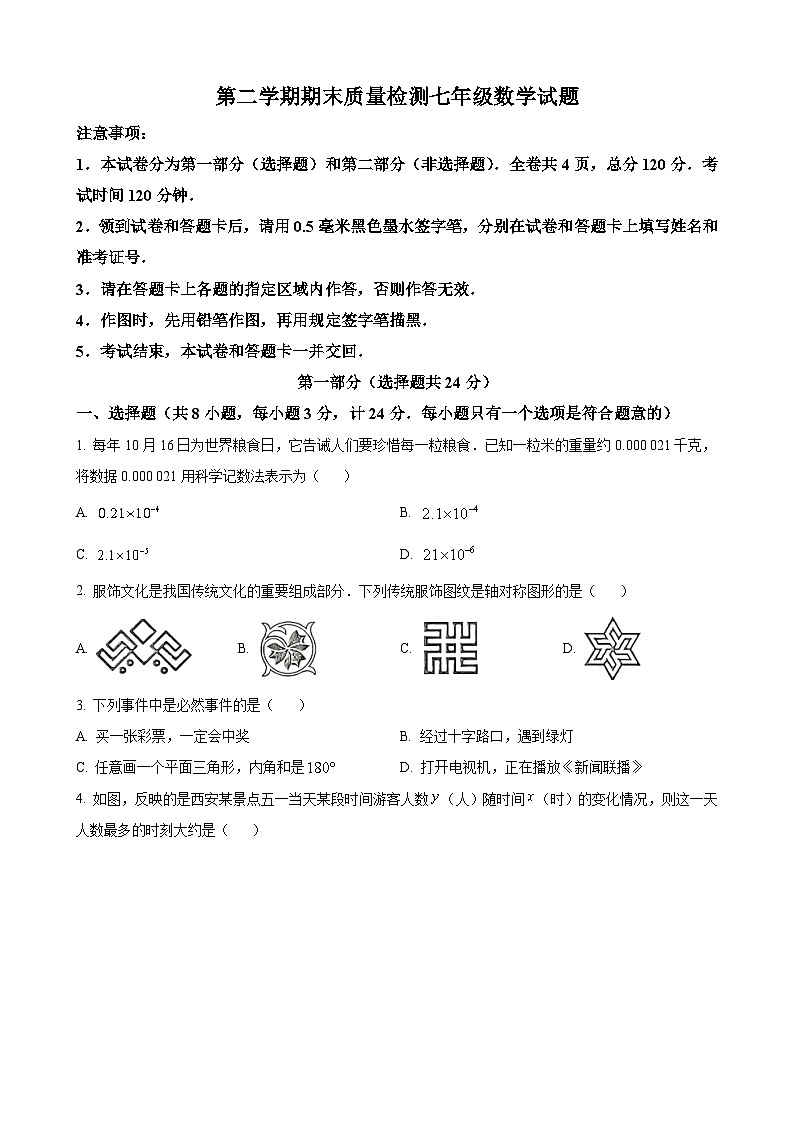 七年级数学暑假作业01