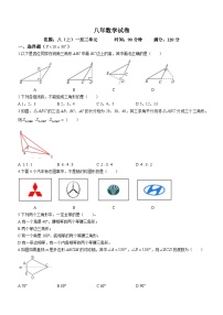 黑龙江省齐齐哈尔市讷河市孔国乡中心学校2022-2023学年八年级上学期11月期中数学试题