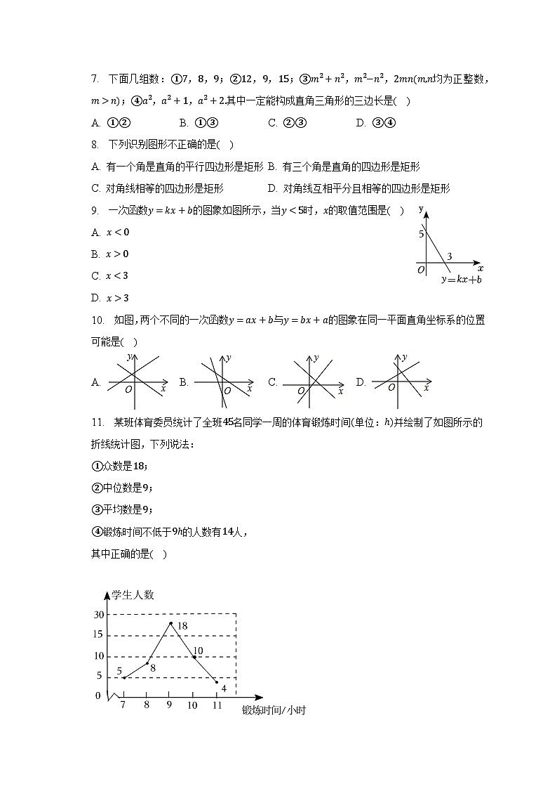 2022-2023学年天津五十五中八年级（下）期末数学试卷（含解析）02