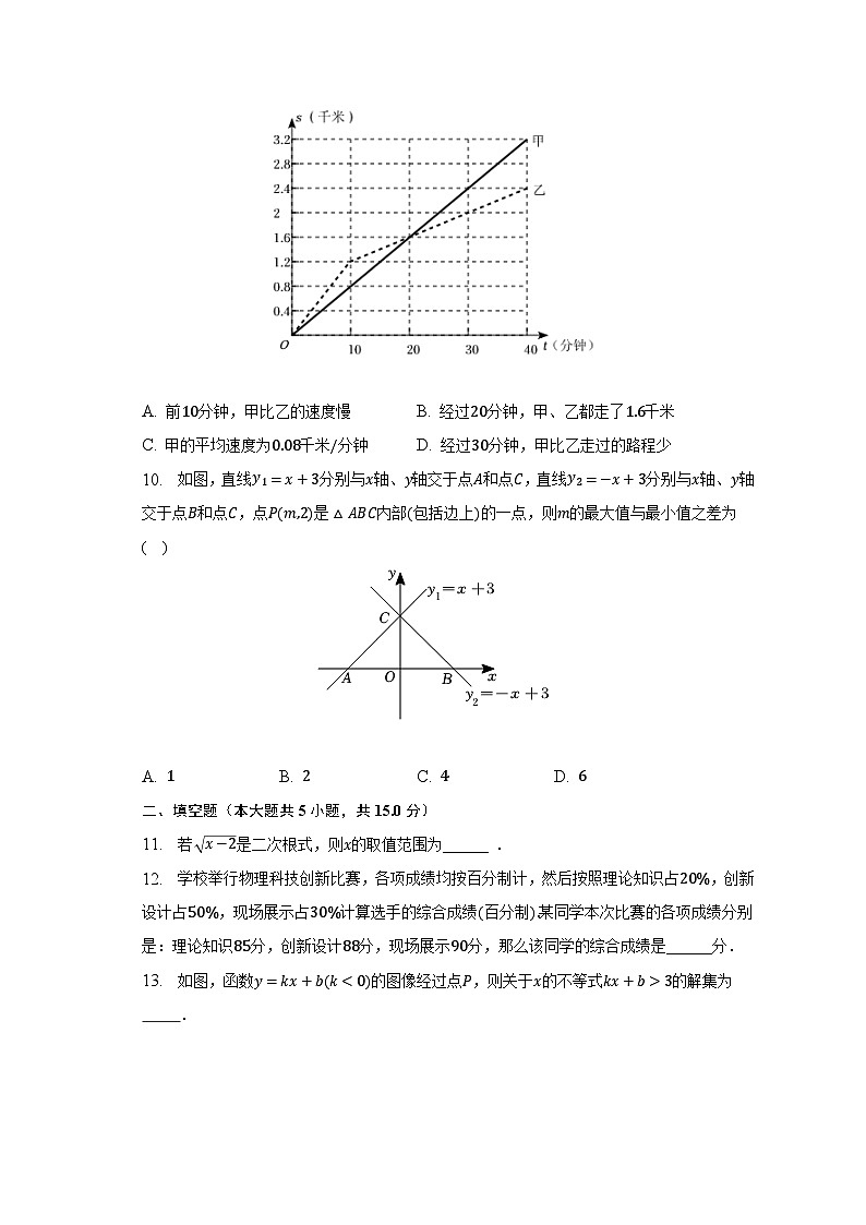2022-2023学年河南省漯河市舞阳县八年级（下）期末数学试卷（含解析）第3页
