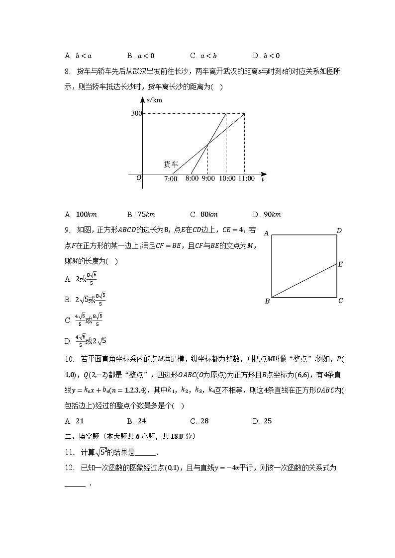 2022-2023学年湖北省武汉市洪山区八年级（下）期末数学试卷（含解析）第2页