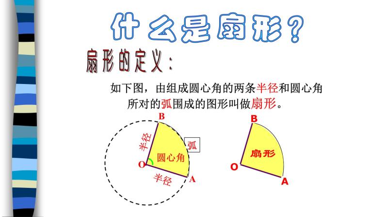 4.4扇形的面积-沪教版（上海）六年级数学第一学期课件05