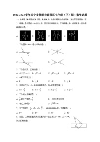 2022-2023学年辽宁省抚顺市新抚区七年级（下）期中数学试卷