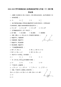 2022-2023学年海南省昌江县思源实验学校七年级（下）期中数学试卷（含解析）