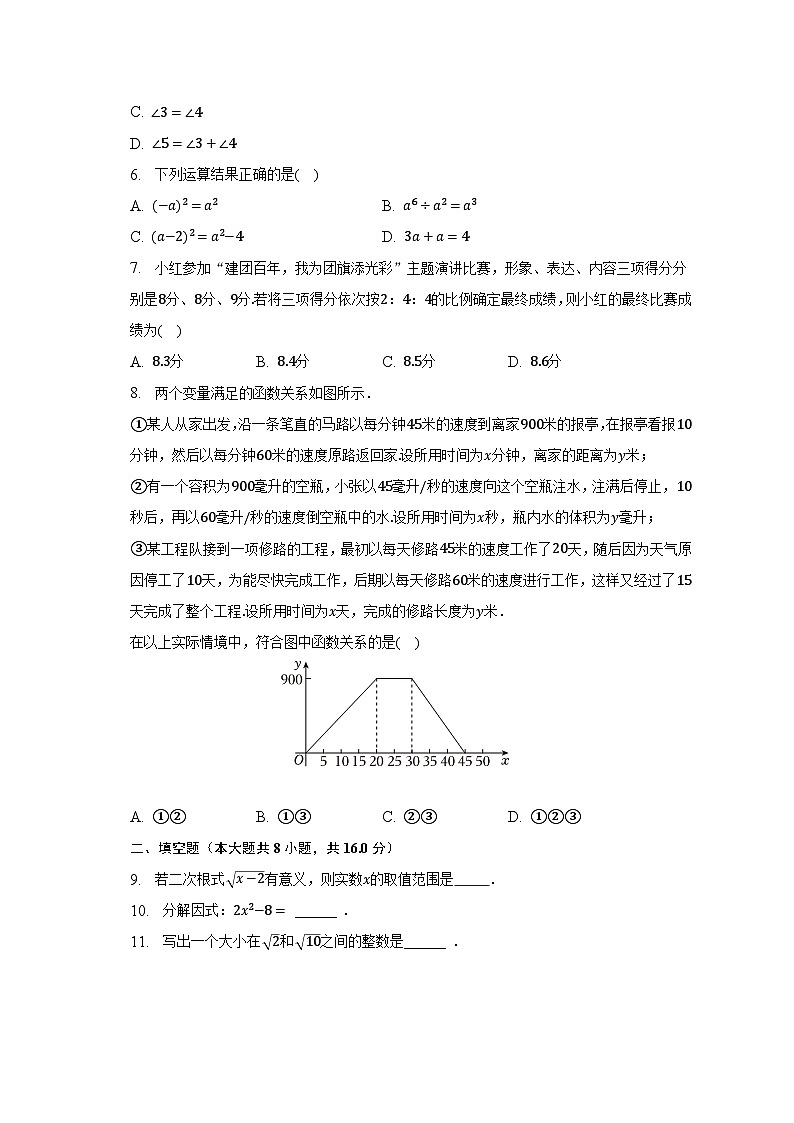 2023年北京市东城区中考数学二模试卷（含解析）第2页