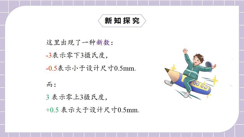 新人教版数学七上  1.1.1正数和负数1 课件PPT+教案+分层练习+预习案06