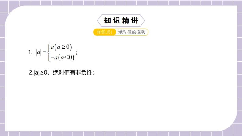 新人教版数学七上  1.6.4章末复习第4讲《绝对值综合应用》(课前反馈+PPT+教案+分层练习)04