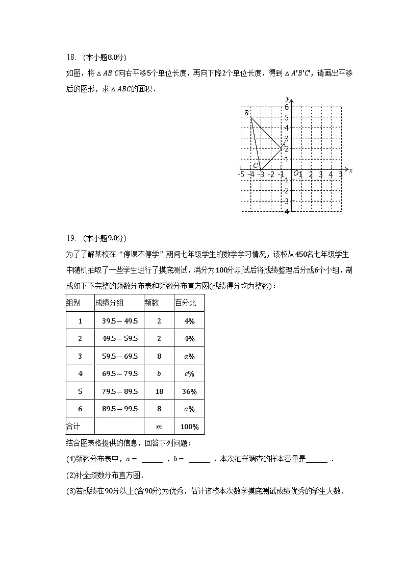广东省汕头市龙湖区2022-2023学年七年级下学期期末数学试卷（含答案）第3页