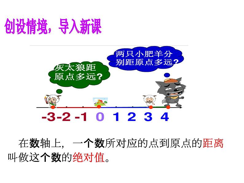 《3 绝对值》PPT课件2-七年级上册数学北师大版第3页