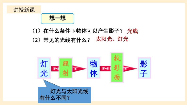 北师大版数学九年级上册5.1.1《 投影（1）》课件07