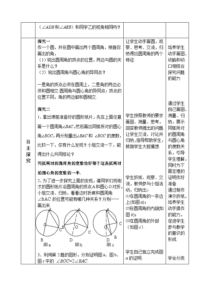 人教版九年级数学上册24.1.4《圆心角》PPT课件+教案+学案+练习02