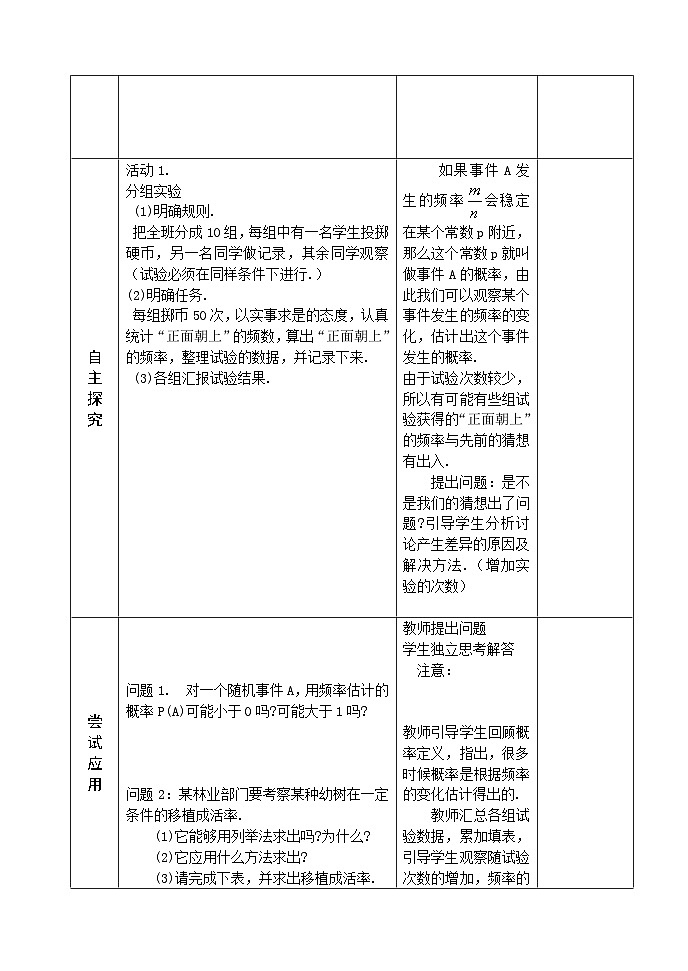 人教版九年级数学上册25.3《用频率估计概率》PPT课件+教案+学案+练习02
