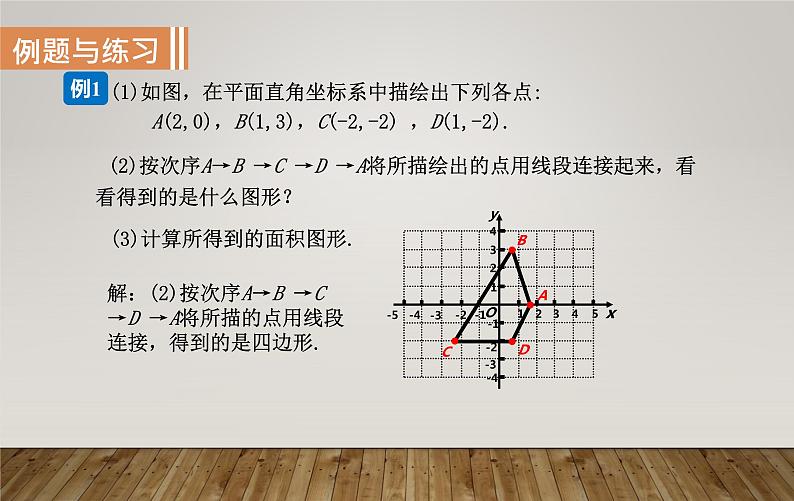 11.1平面内点的坐标 第2课时 平面直角坐标系中的图形课件2022-2023学年沪科版八年级数学上册第5页