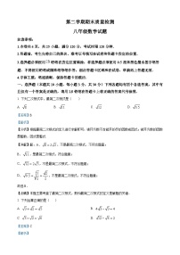 八年级下学期期末数学试题（解析版）