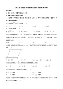 八年级下学期期末数学试题 (4)