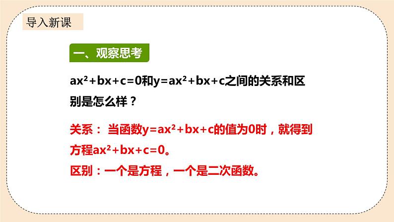 人教版数学九年级上册  22.2 二次函数与一元二次方程()  （同步课件+练习+教案）03