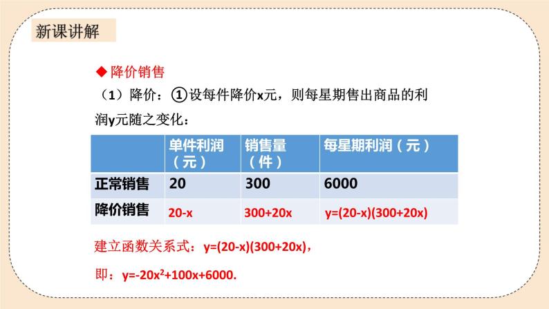 人教版数学九年级上册  22.3.2实际问题与二次函数  （同步课件+练习+教案）06