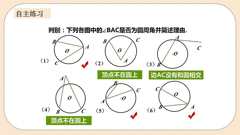 人教版数学九年级上册  24.1.4.1  圆周角（1）  （同步课件+练习+教案）05