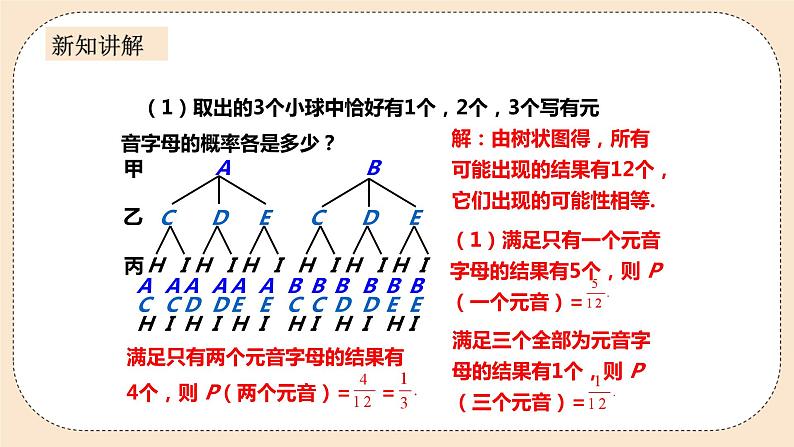 人教版数学九年级上册  25.2.2用列举法求概率  （同步课件+练习+教案）06