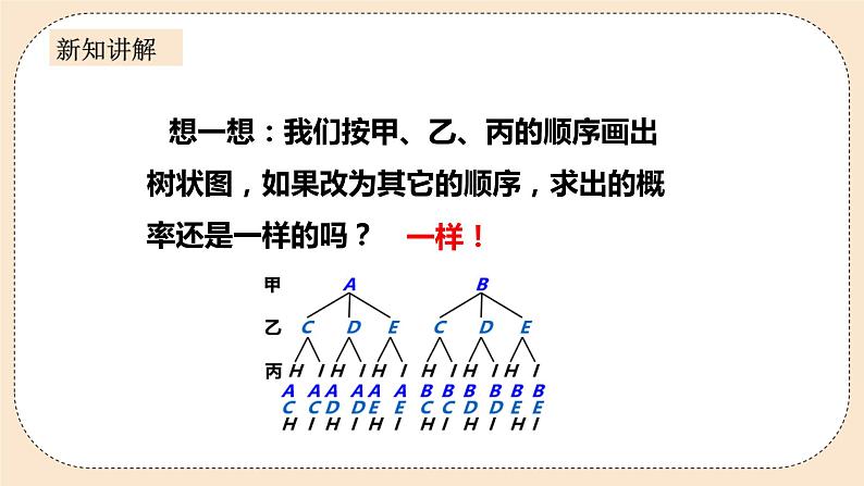 人教版数学九年级上册  25.2.2用列举法求概率  （同步课件+练习+教案）08