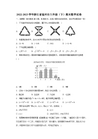 2022-2023学年浙江省温州市八年级（下）期末数学试卷