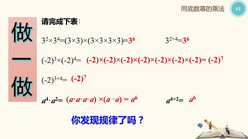 9.7同底数幂的乘法（同步课件）-【一堂好课】2021-2022学年七年级数学上册同步精品课堂（沪教版）第7页