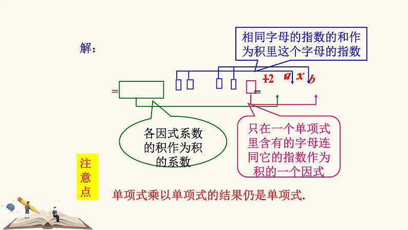 9.10.1单项式与单项式相乘（同步课件）-【一堂好课】2021-2022学年七年级数学上册同步精品课堂（沪教版）第7页