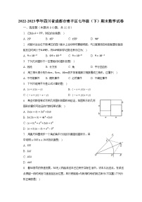 2022-2023学年四川省成都市青羊区七年级（下）期末数学试卷（含解析）