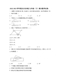 2022-2023学年重庆市长寿区七年级（下）期末数学试卷