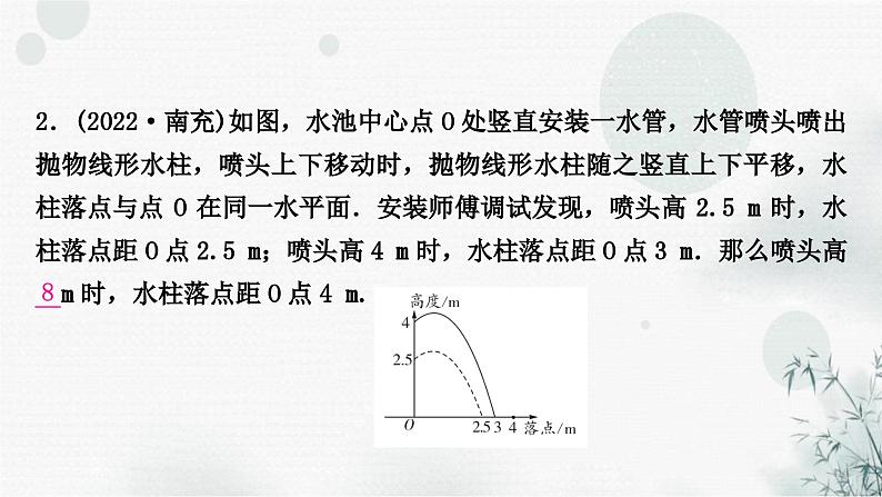 中考数学复习第三章函数第七节二次函数的实际应用作业课件03