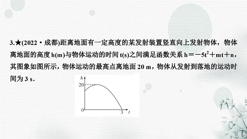 中考数学复习第三章函数第七节二次函数的实际应用作业课件04