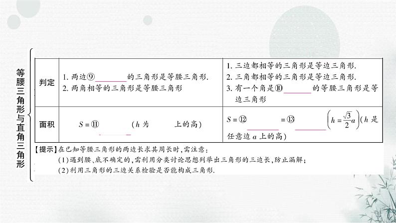 中考数学复习第四章三角形第三节等腰三角形与直角三角形教学课件第4页