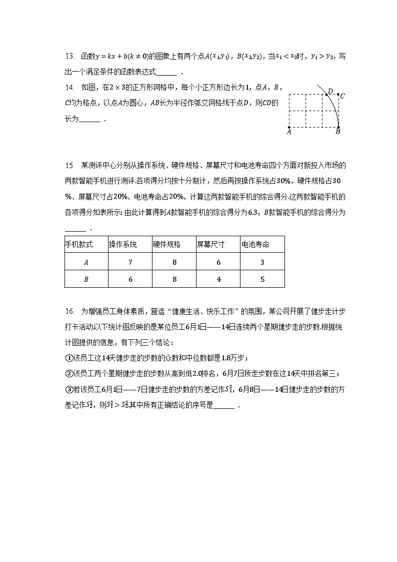 2022-2023学年北京市密云区八年级（下）期末数学试卷（含解析）03