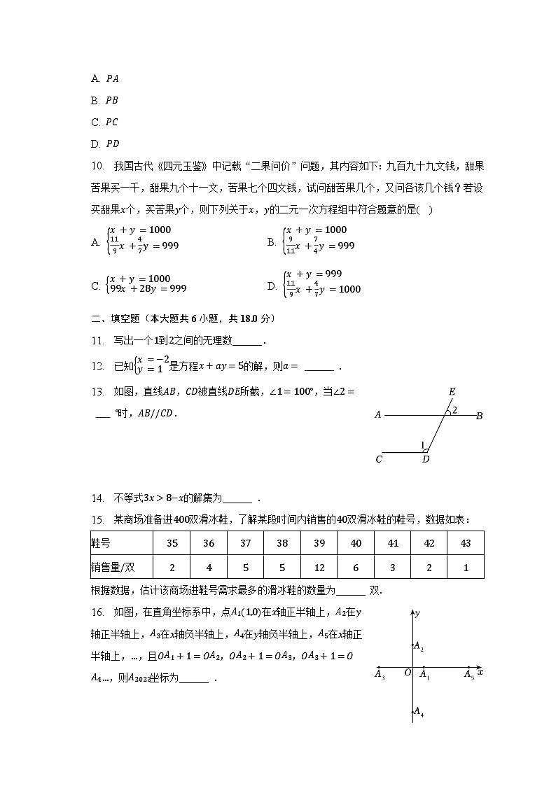 2022-2023学年辽宁省大连市中山区七年级（下）期末数学试卷（含解析）02